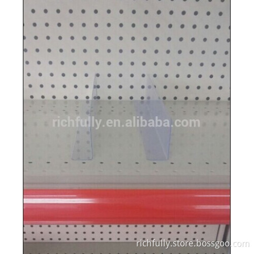 Clear Plastic PVC Divider Shelf in different sizes
